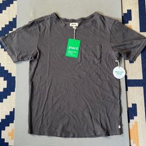 Pact Charcoal Pocket Tee in M